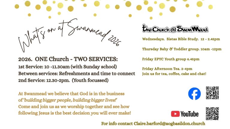 Christmas at Basildon, AOG Basildon Christmas Celebration. Church at Swanmead Christmas Celebration.